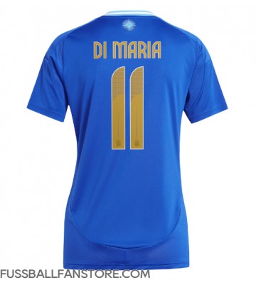 Argentinien Angel Di Maria #11 Replik Auswärtstrikot Damen Copa America 2024 Kurzarm